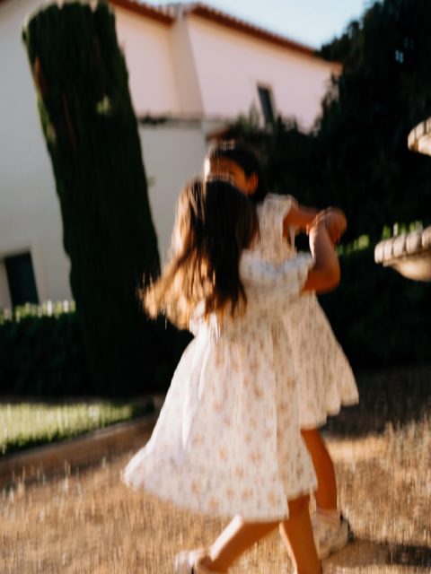 This morning, before the Paloma Blanca fiesta at school, we spent some time in our community garden taking photos together.

The girls were running through the paths, completely in their own world. Laughing, chasing each other, stopping every few steps to come back together again.

And as I watched them, I found myself thinking about my older brother. There are twelve years between us, but even now, one of the strongest feelings I carry from childhood is how deeply protected I always felt by him. 

And now I see traces of that same love growing between my daughters.

In the way they wait for each other. How one looks back to make sure the other is still close behind. How one hand reaches out for the other.

Lately taking photos of them feels so emotional because I can already see a glimpse of the bond they are building together.

I’m so happy to witness this, and also for them letting me witness this with my camera. It won’t be long before they they might not want it anymore… although I hope they will.. forever ☺️